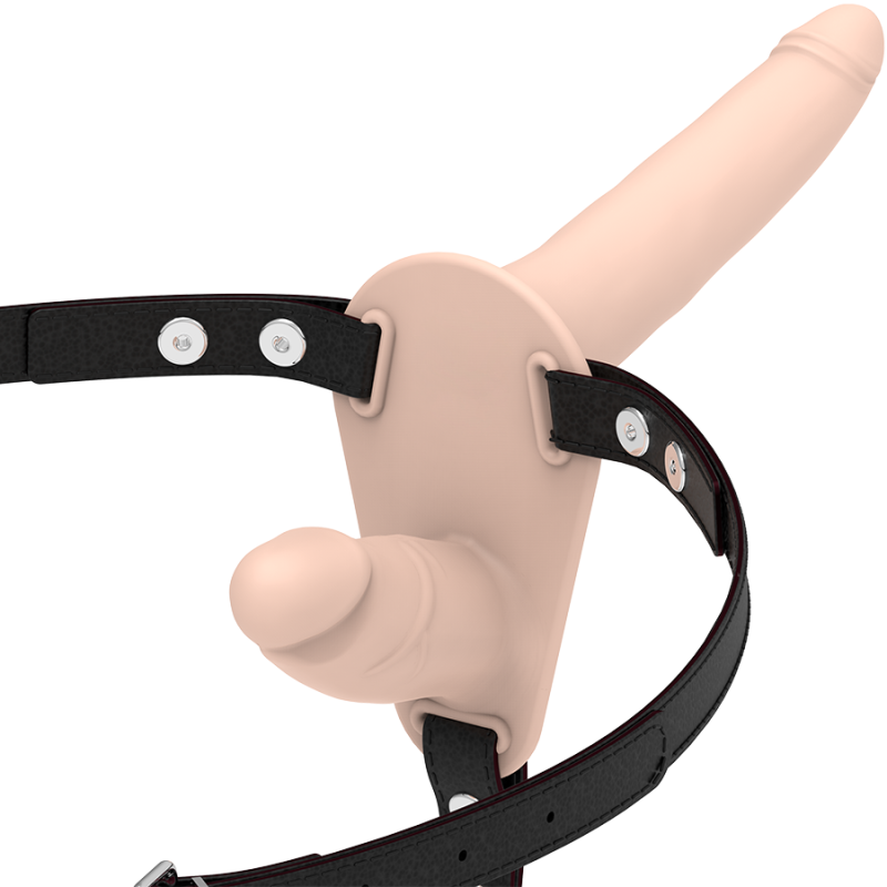Tupla Strap-on - Vaalea Dildo - Fetish Submissive | FETISH SUBMISSIVE HARNESS | Seksilelut Tupla Strap-on - Vaalea Dildo - Fetish Submissive | FETISH SUBMISSIVE HARNESS | Seksilelut