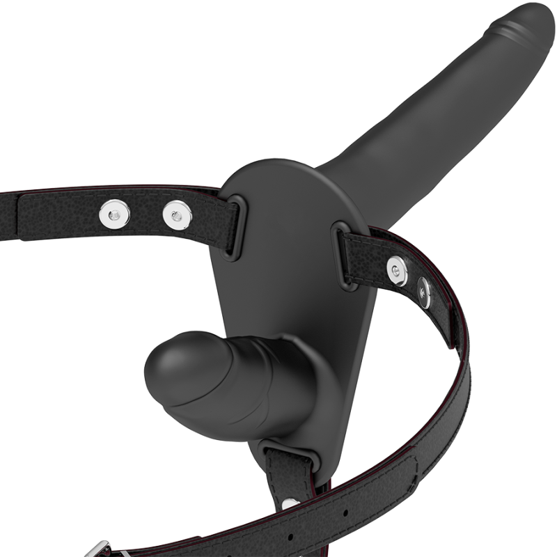 Tupla Strap-on - Musta Dildo - Fetish Submissive | FETISH SUBMISSIVE HARNESS | Seksilelut Tupla Strap-on - Musta Dildo - Fetish Submissive | FETISH SUBMISSIVE HARNESS | Seksilelut