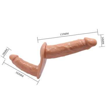 Tupladildo Valjailla - Ultra Passionate - Baile | BAILE HARNESS COLLECTION | Strap-on