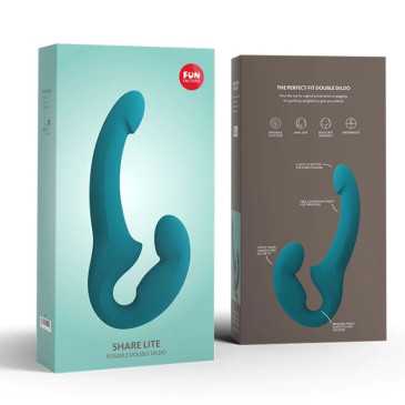 Tupladildo - Strap-on - Share Lite, Vihreä - Fun Factory | FUN FACTORY | Seksilelut