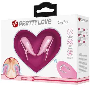 Värisevät Nänniklipsit Kaukosäätimellä - Pretty Love | PRETTY LOVE | BDSM & Bondage
