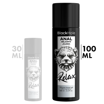 BLACK HOLE - ANAL RELAXING JOJOBA RELAX SILICONE BASE 100 ML | BLACK HOLE | Intiimituotteet