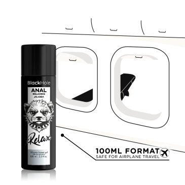 BLACK HOLE - ANAL RELAXING JOJOBA RELAX SILICONE BASE 100 ML | BLACK HOLE | Intiimituotteet