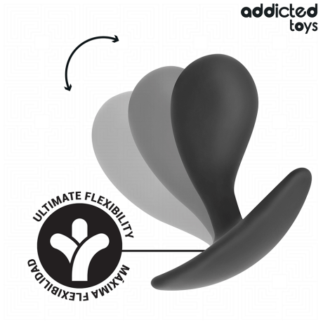 Silikoninen Anaalitappisetti - 3 kpl Musta, Model 3 - Addicted Toys | ADDICTED TOYS | Seksilelut