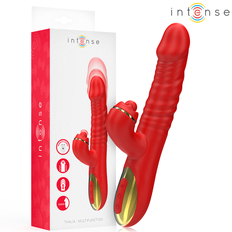 Rabbit-vibraattori - Thalia - Intense | INTENSE FUN | Seksilelut Rabbit-vibraattori - Thalia - Intense | INTENSE FUN | Seksilelut