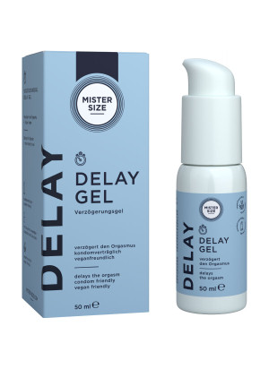 Orgasmin Hidastaja Miehelle - Delay Gel, 50 ml - Mister Size | MISTER SIZE | Intiimituotteet