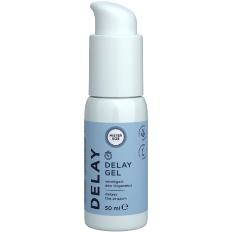 Orgasmin Hidastaja Miehelle - Delay Gel, 50 ml - Mister Size | MISTER SIZE | Intiimituotteet