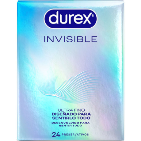 Durex - Ultraohut Kondomi - Invisible, 24 kpl | DUREX CONDOMS | Kondomit