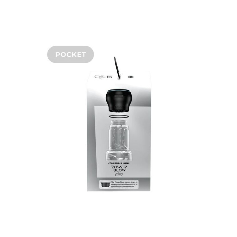 Kiiroo - PowerBlow + Feel Pocket Stroker Chrystal | KIIROO | Seksilelut Kiiroo - PowerBlow + Feel Pocket Stroker Chrystal | KIIROO | Seksilelut