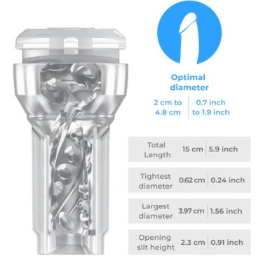 Kiiroo - PowerBlow + Feel Pocket Stroker Chrystal | KIIROO | Seksilelut