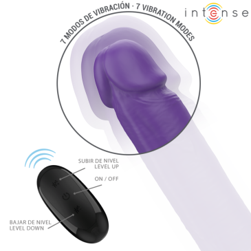 Tupladildo Kaukosäätimellä - Gunter, 40 cm - Intense | INTENSE FUN | Seksilelut