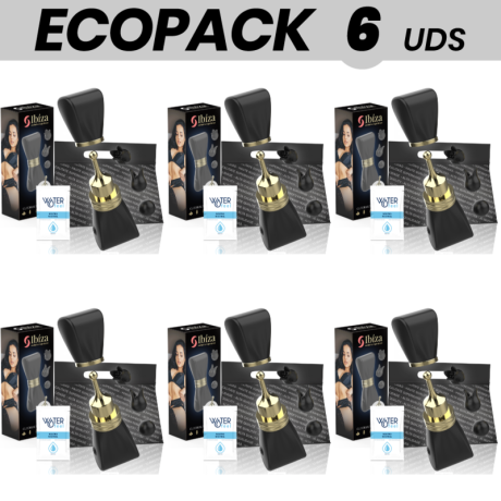 ECOPACK 6 UNITS - IBIZA CLIT STIMULATOR 3 HEADS BOW
