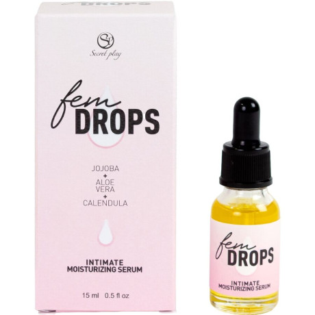 Hoitoseerumi Intiimialueelle - Fem Drops, 15 ml - Secretplay