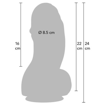 HIDDEN DESIRE - INFERNO FAT BOYS DILDO 22 CM | HIDDEN DESIRE | Seksilelut