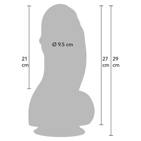 HIDDEN DESIRE - INFERNO FAT BOYS DILDO 27 CM | HIDDEN DESIRE | Seksilelut