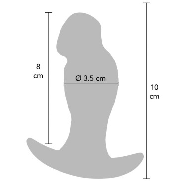 HIDDEN DESIRE - INFERNO REALISTIC BUTTPLUG 10 CM | HIDDEN DESIRE | Seksilelut