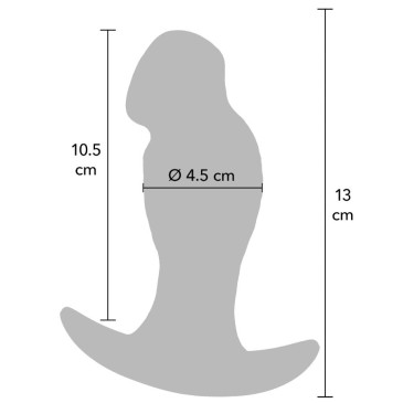 HIDDEN DESIRE - INFERNO REALISTIC BUTTPLUG 13 CM | HIDDEN DESIRE | Seksilelut