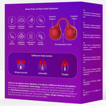 SNAIL VIBE - TWINN CHERRY FINGER VIBRATOR | SNAIL VIBE | Seksilelut