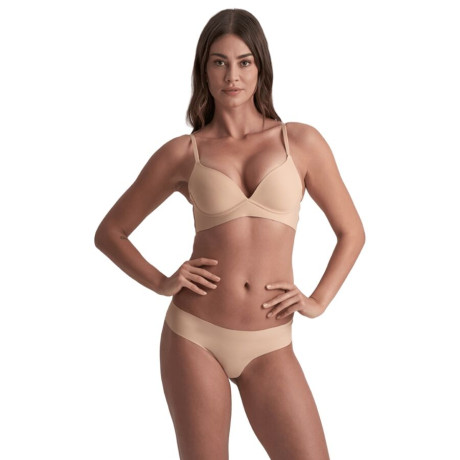 BYE-BRA - PACK 2 TANGAS INVISIBLES BEIGE Y NEGRO TALLA S | BYE BRA - UNDERWEAR | Seksikkäät asut ja tarvikkeet