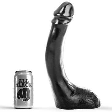 Iso Dildo, 29 cm - All Black | ALL BLACK | Dildot